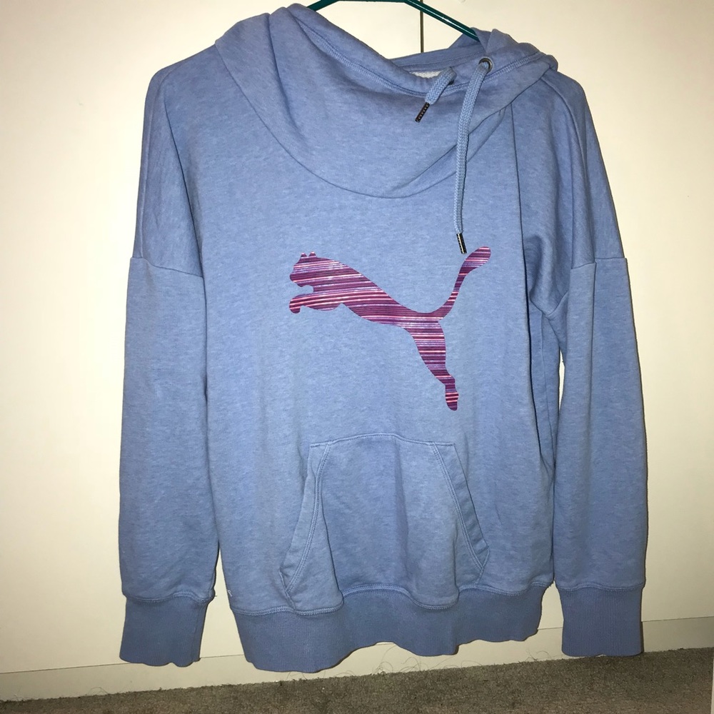 Baby/Light blue Puma hoodie